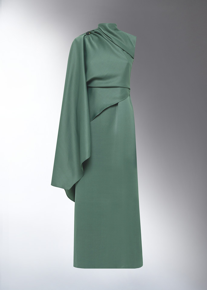 DEL CORE: SLEEVELESS SCARF LONG DRESS