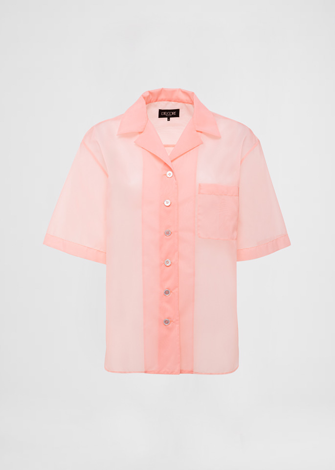 DEL CORE: BOWLING SHIRT IN TECHNICAL NYLON