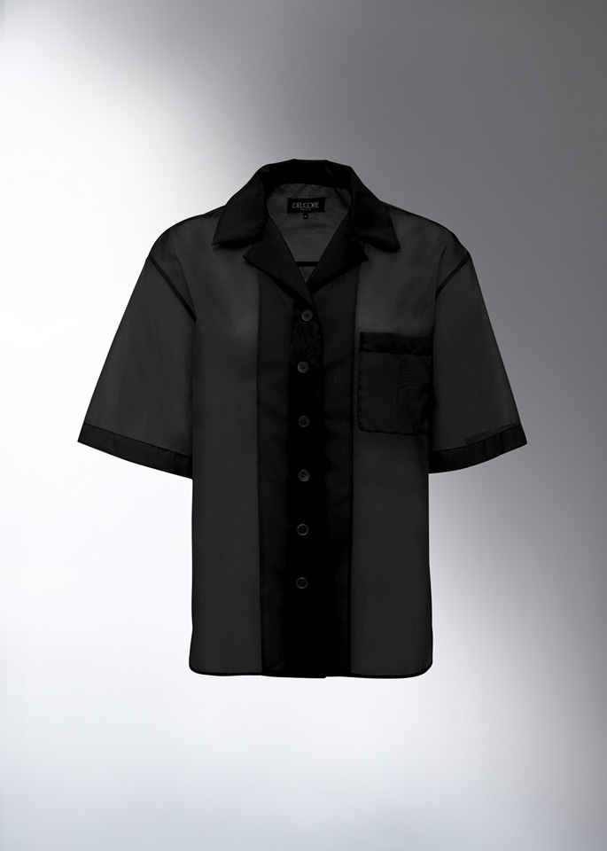 DEL CORE: BOWLING SHIRT IN TECHNICAL NYLON