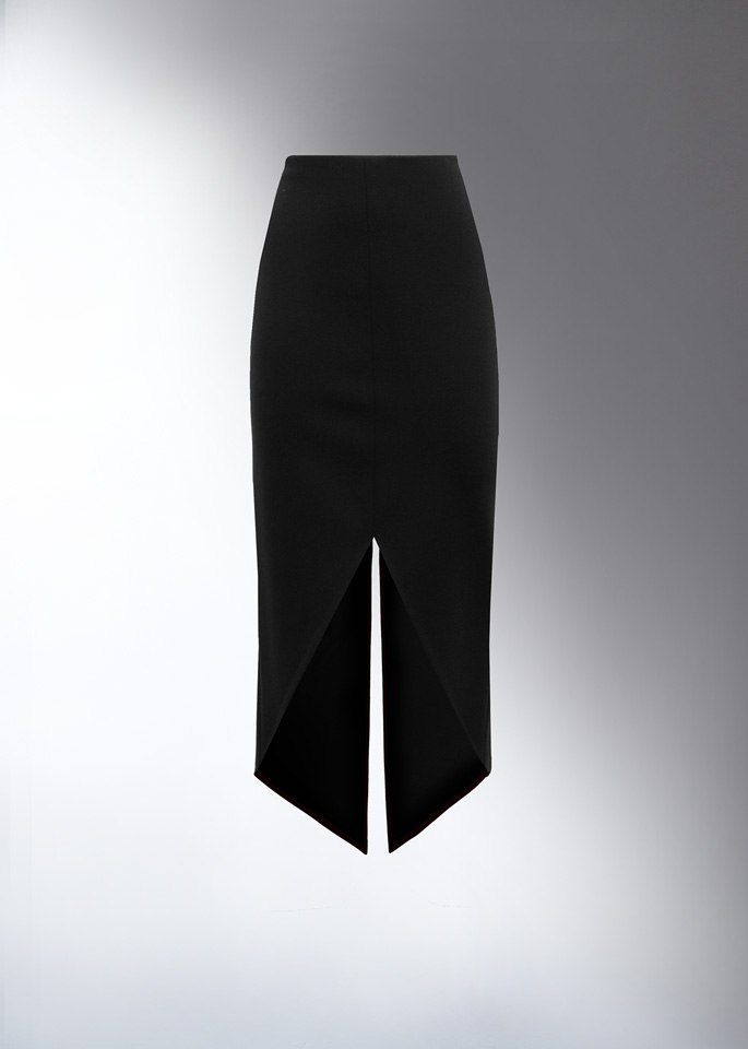 DEL CORE: TAILCOAT SKIRT