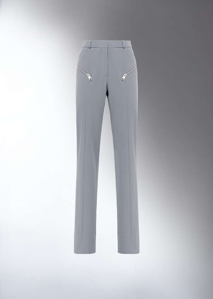 DEL CORE: PANTALONI DRITTI CON ZIP