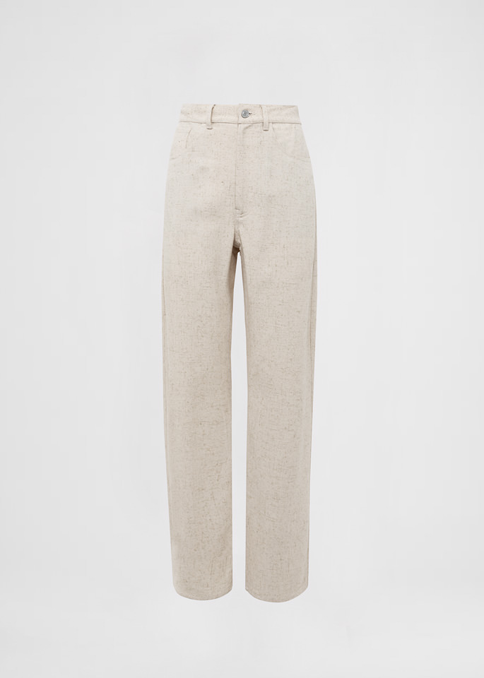 DEL CORE: FIVE POCKETS TROUSERS IN TWEED NATTE'