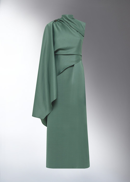 DEL CORE SLEEVELESS SCARF LONG DRESS