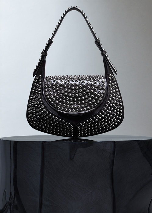 DEL CORE HOBO BAG WITH STUDS