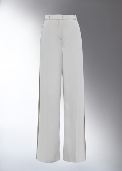 DEL CORE: STRAIGHT TROUSERS WITH INSIDE-OUT DETAIL