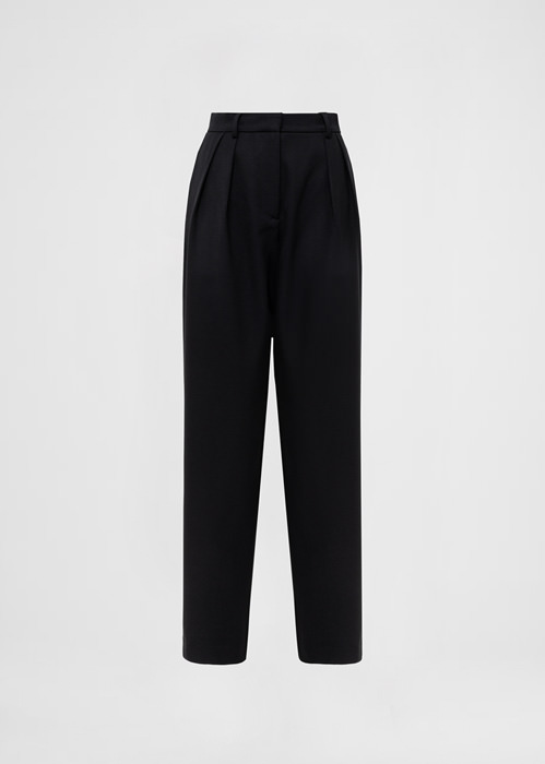 DEL CORE CARROT TROUSERS WITH FRONT PLEATSIN WOOL