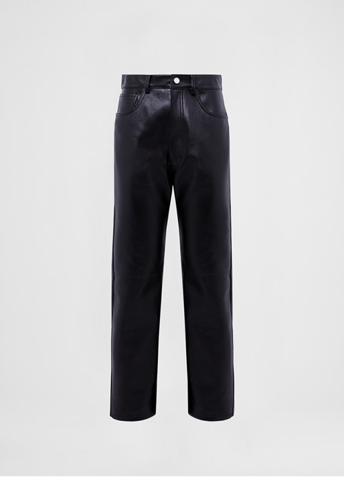 DEL CORE FIVE POCKETS TROUSERS IN LAMBSKIN PLONGE