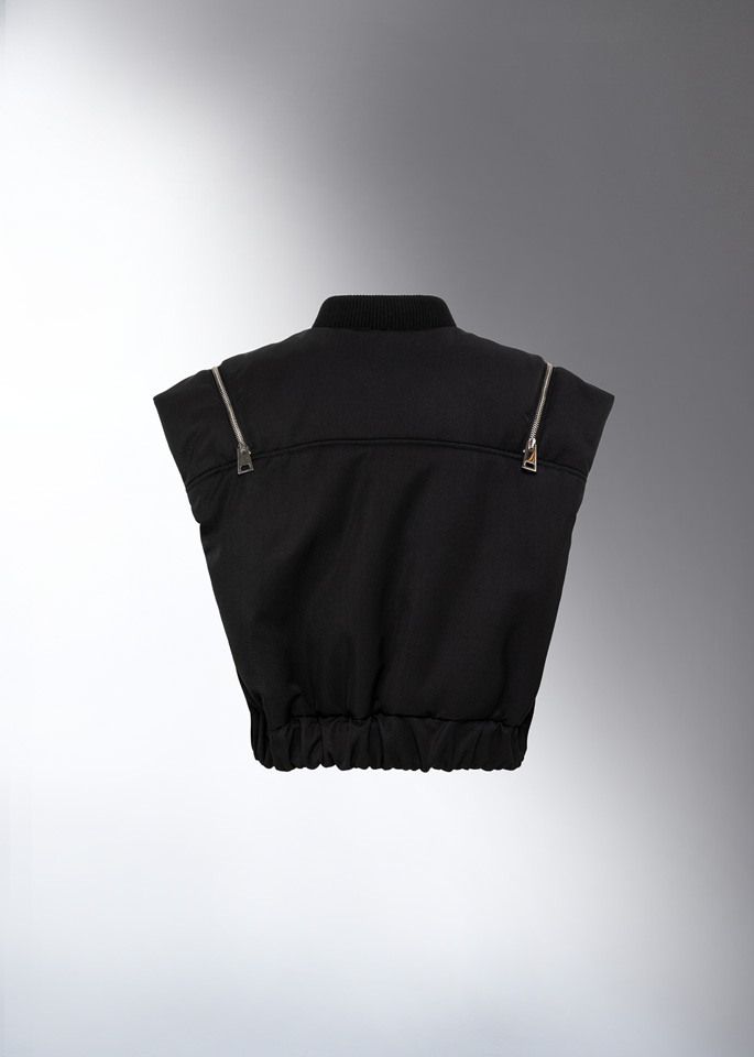 DEL CORE: ZIPPER SHOULDER PADDED VEST