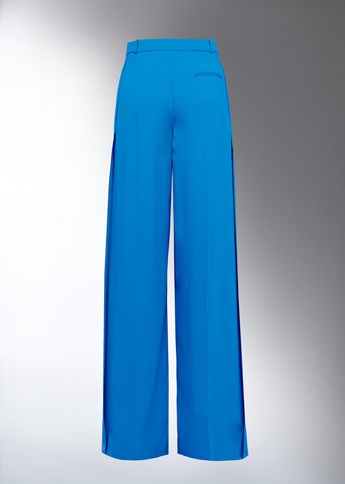 DEL CORE: STRAIGHT TROUSERS WITH INSIDE-OUT DETAIL