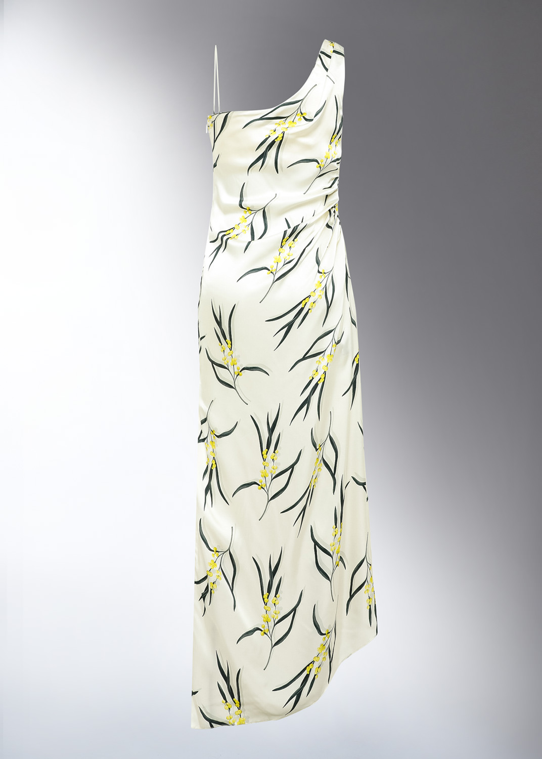 DEL CORE: DRAPED LONG SLIPDRESS